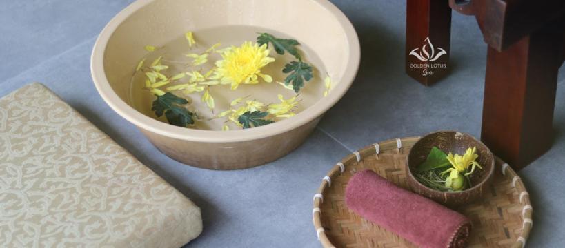 Golden Lotus Spa & Homestay Ap Thien Phuoc Esterno foto