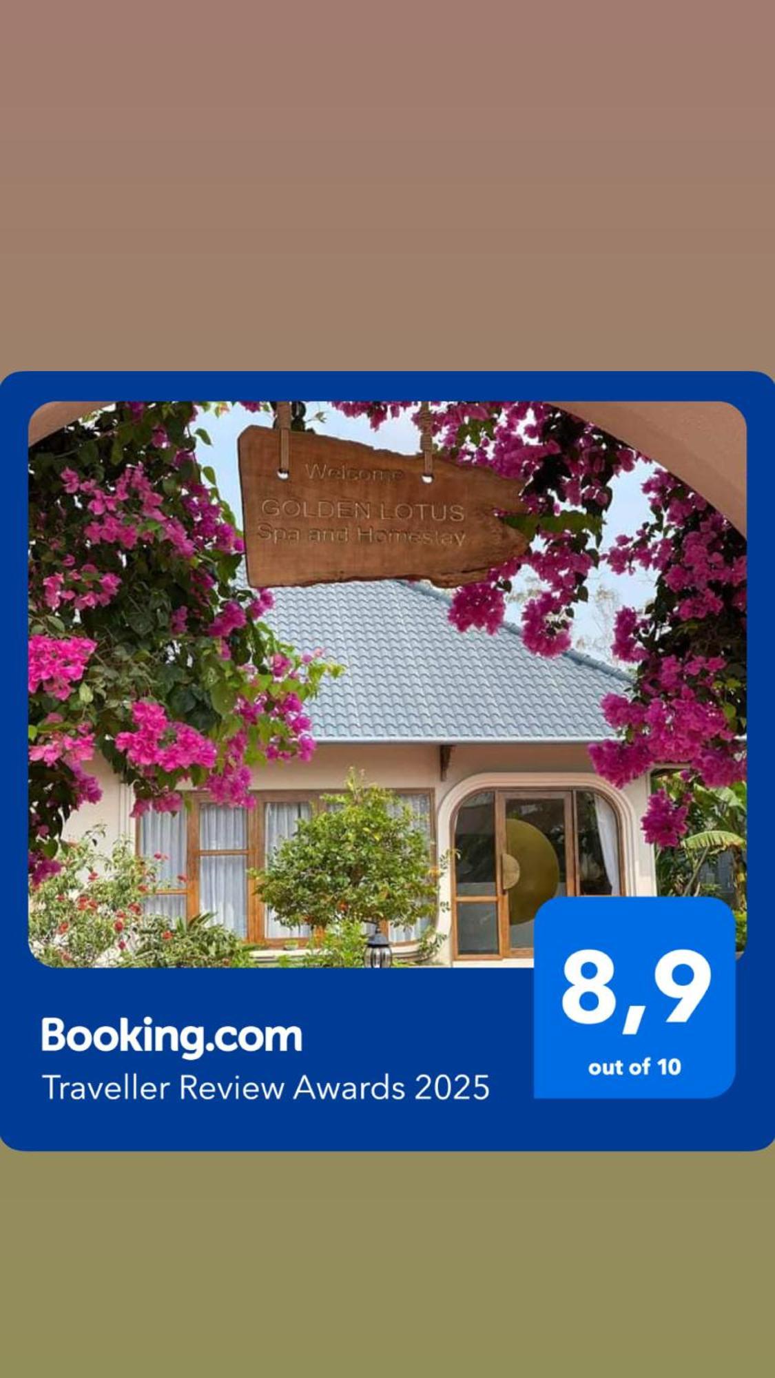 Golden Lotus Spa & Homestay Ap Thien Phuoc Esterno foto